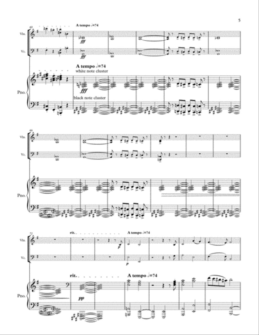 Apollo Piano Trio scores gallery preview page 5