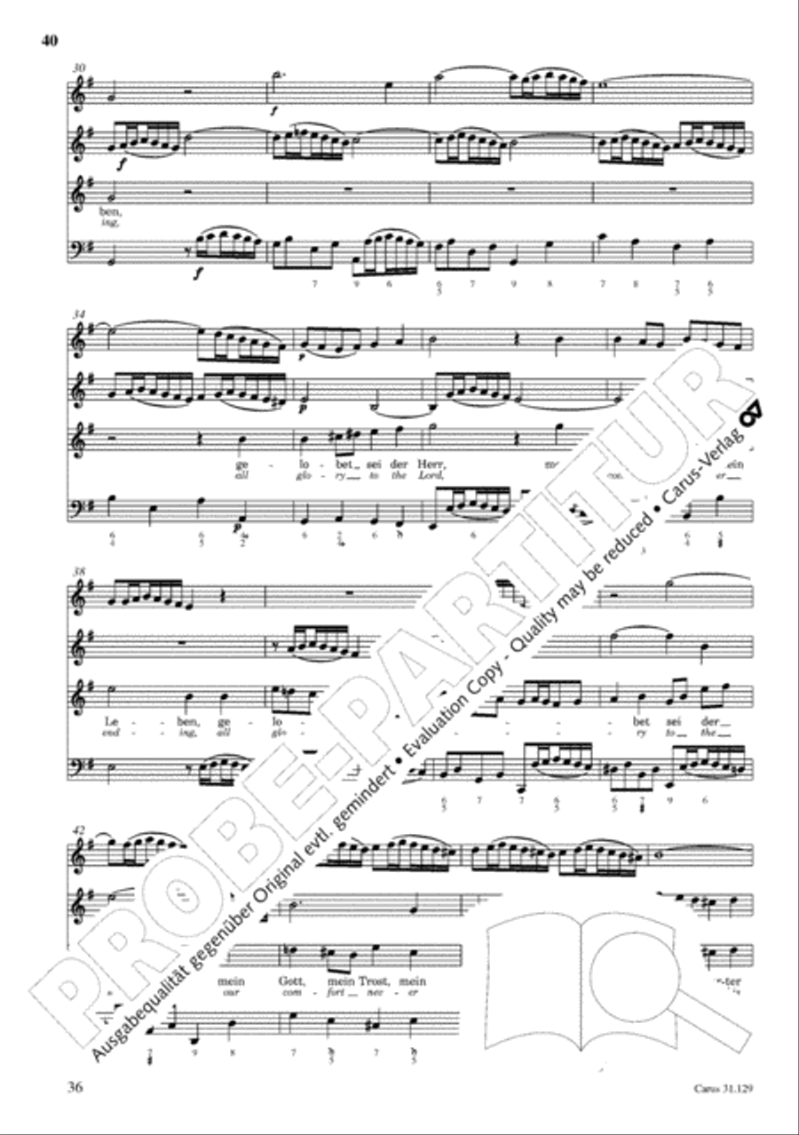 The Complete Sacred Vocal Works (Das geistliche Vokalwerk) Voice scores gallery preview page 41