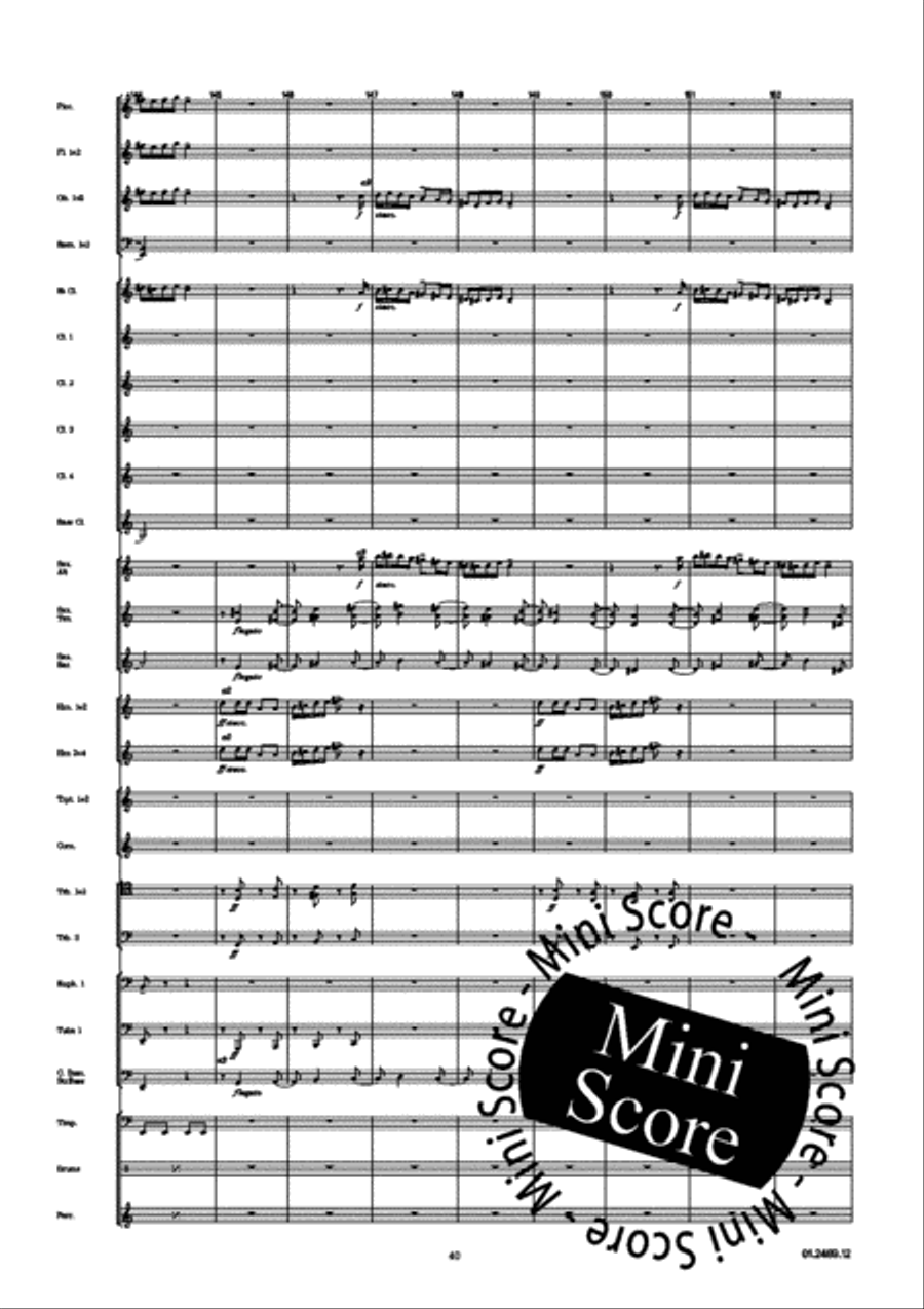 Endymion Concert Band scores gallery preview page 44