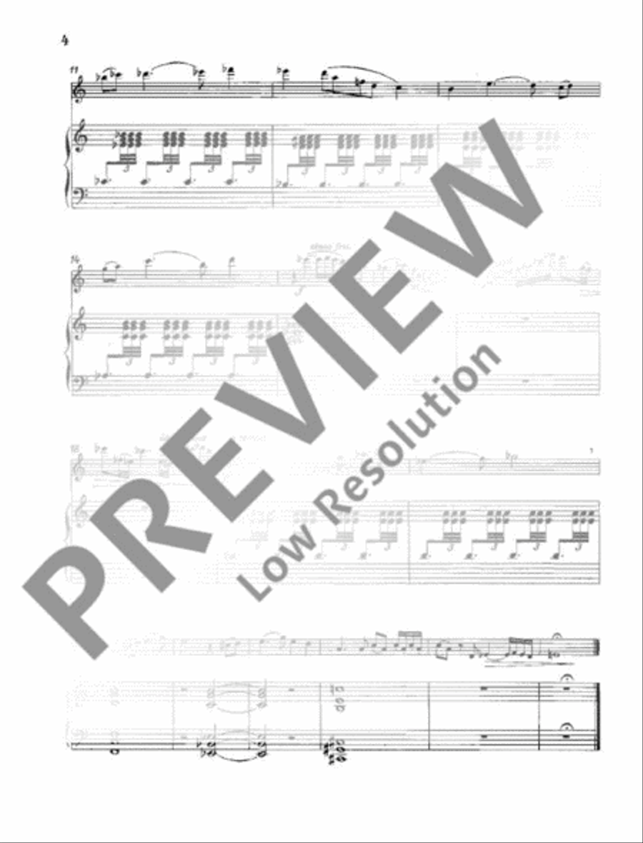 Sonata Flute Solo scores gallery preview page 5