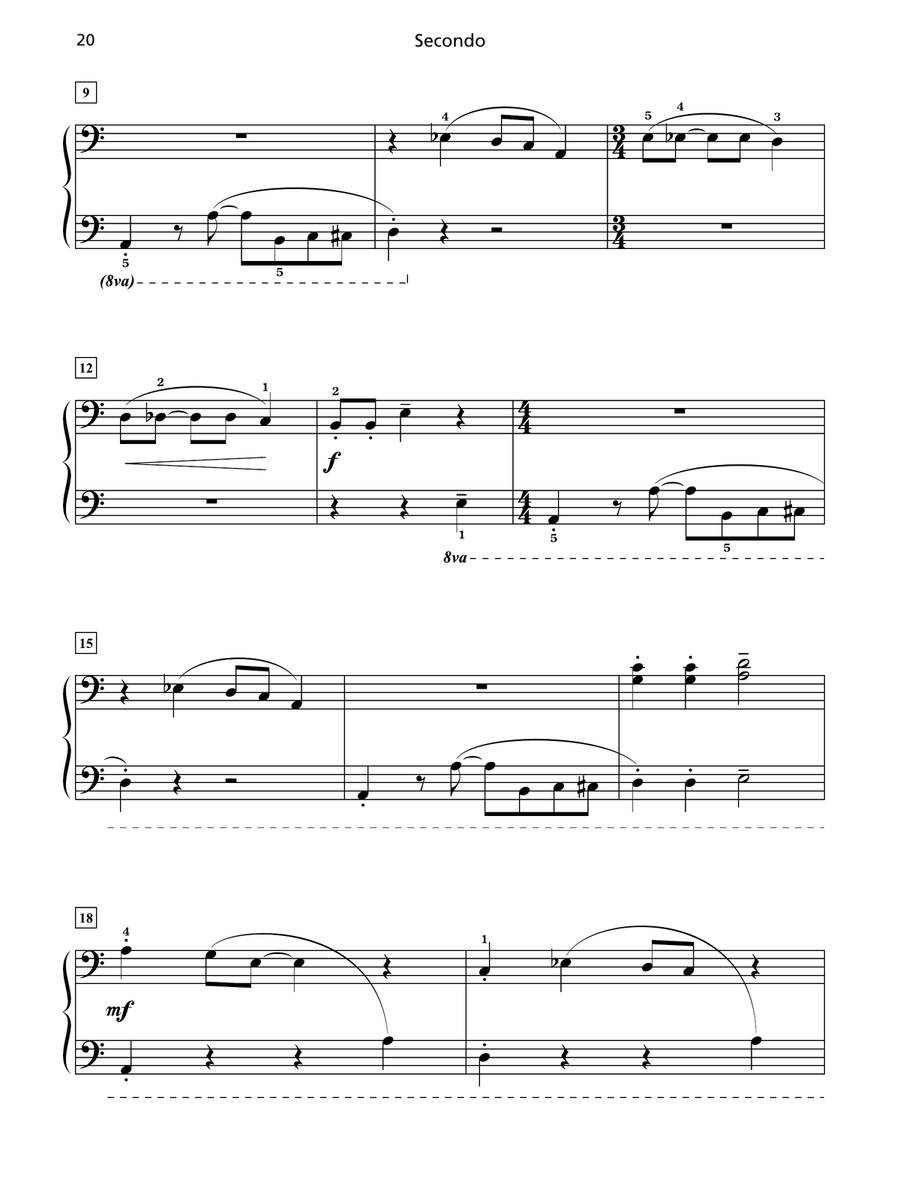 Hancock Rock - Piano Duet (1 Piano, 4 Hands) 1 Piano, 4-Hands scores gallery preview page 3