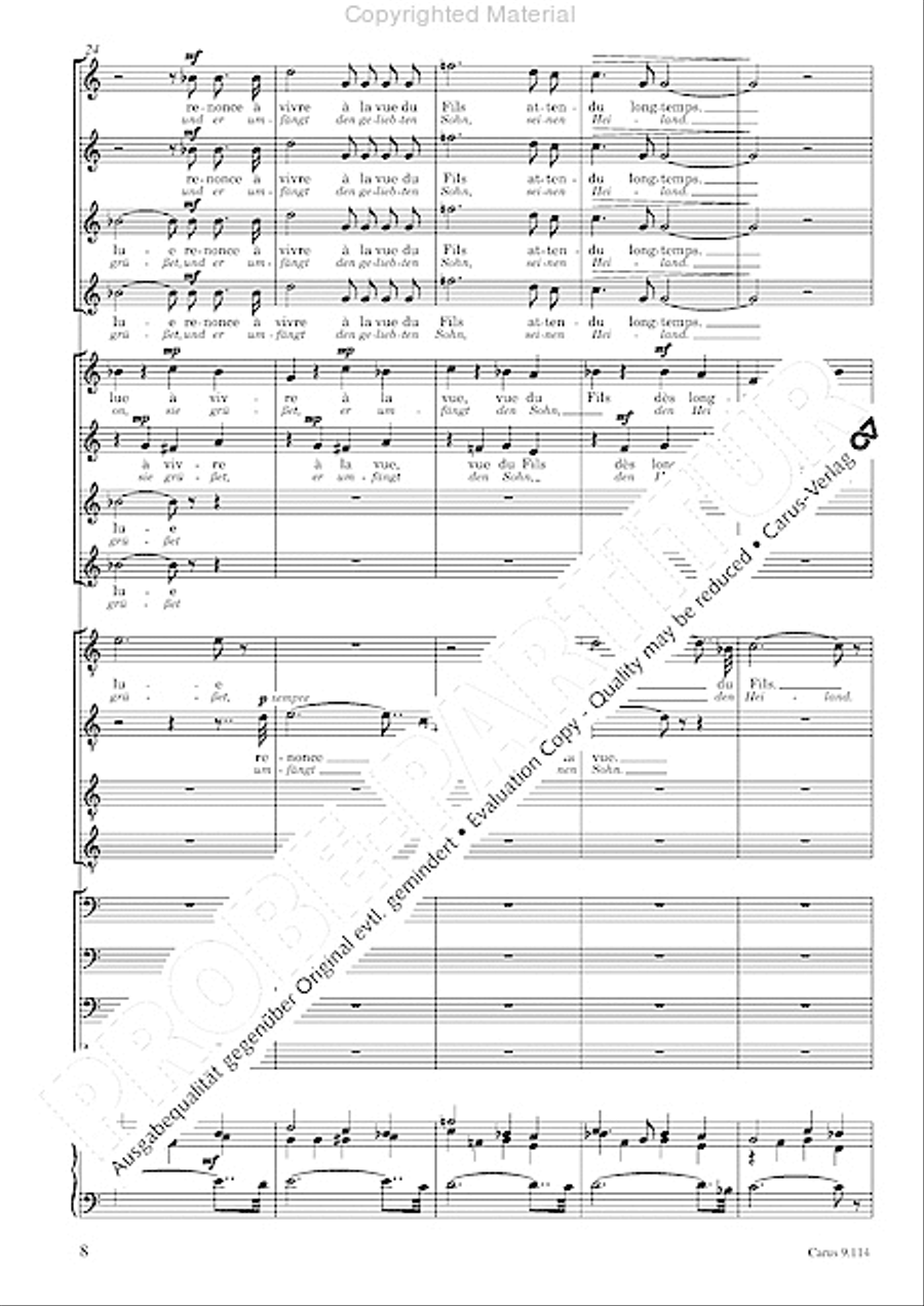 Trois Fragments de son Trois Fragments de son Choir scores gallery preview page 11