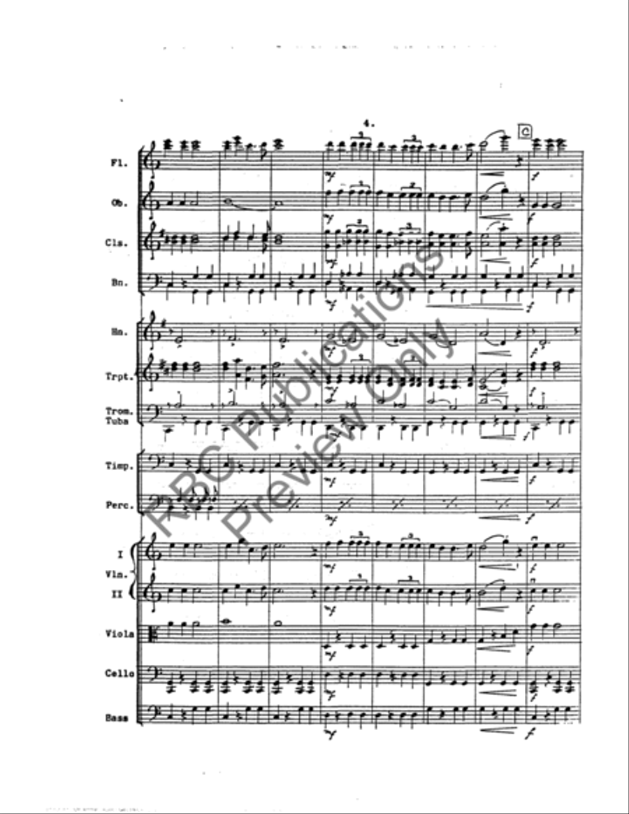Jingle Beguine Full Orchestra scores gallery preview page 6