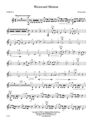 Westward Motion: 1st Violin