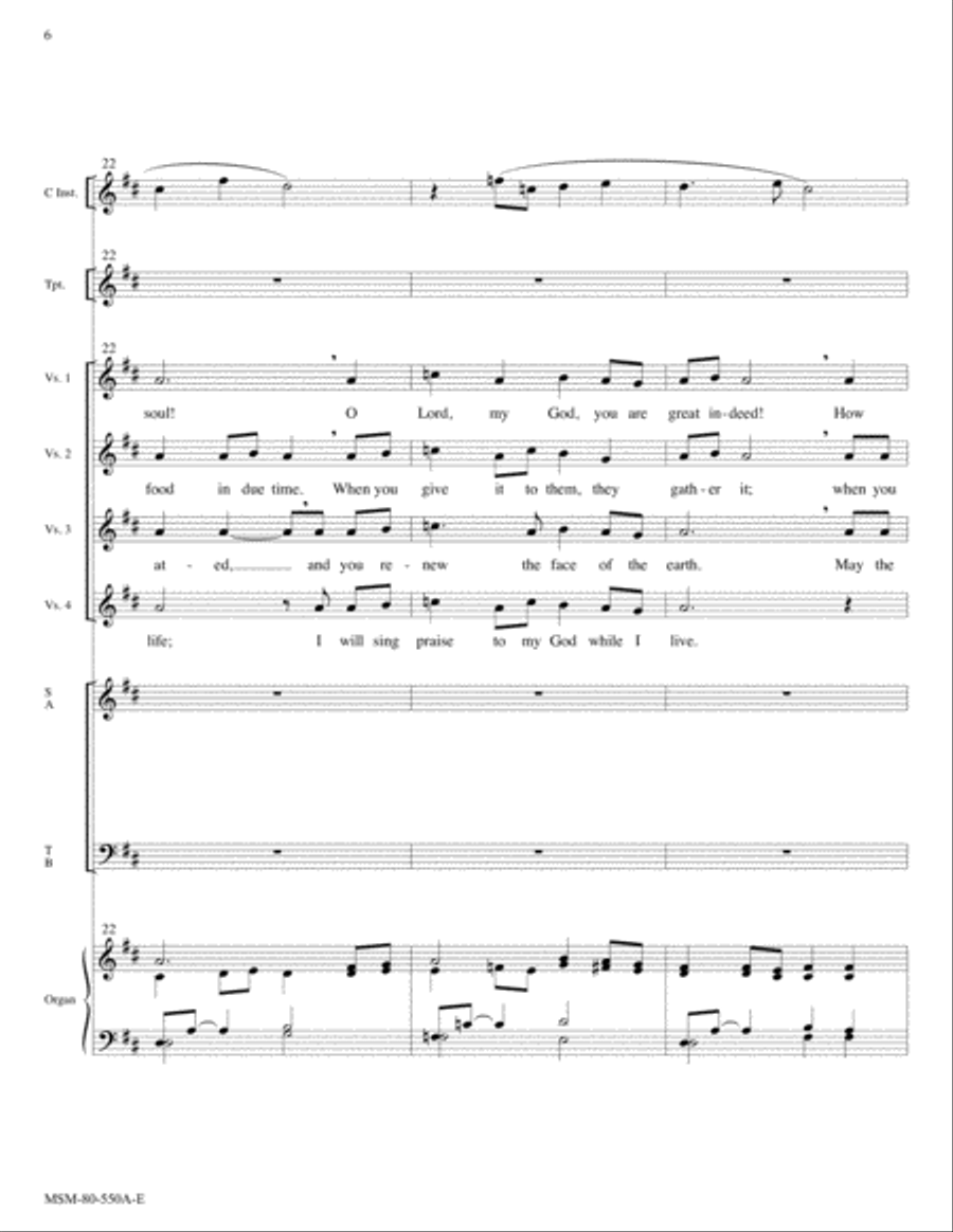 Lord, Send Out Your Spirit Choir scores gallery preview page 6
