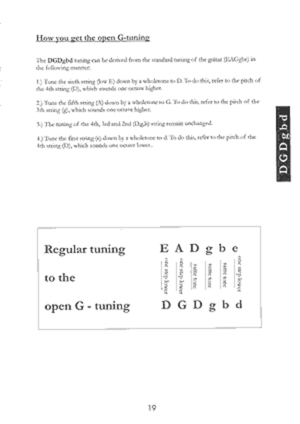 Open Tuning Chord Book for Guitar