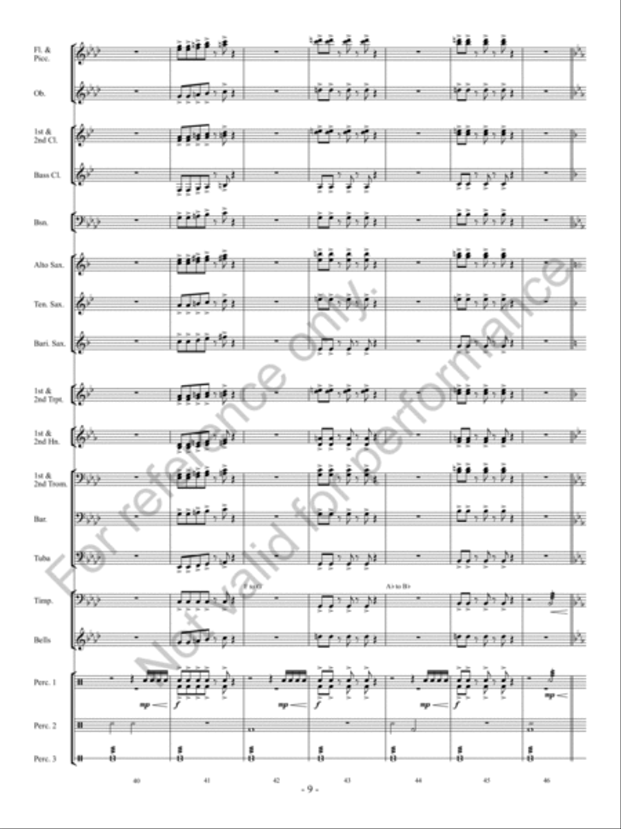 Starship Legacy Starship Legacy Concert Band scores gallery preview page 10