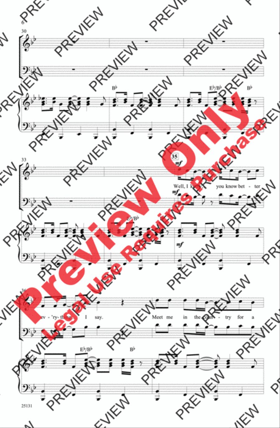 Listen to the Music 4-Part scores gallery preview page 6