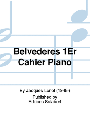 Belvederes 1Er Cahier Piano
