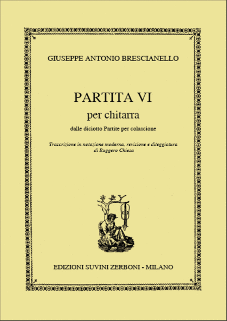 Partita 6 Classical Guitar scores gallery preview page 1