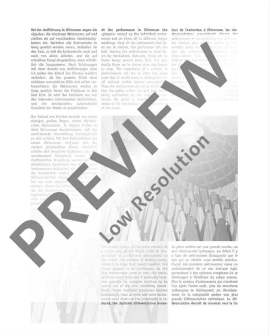Poème Symphonique Score scores gallery preview page 6