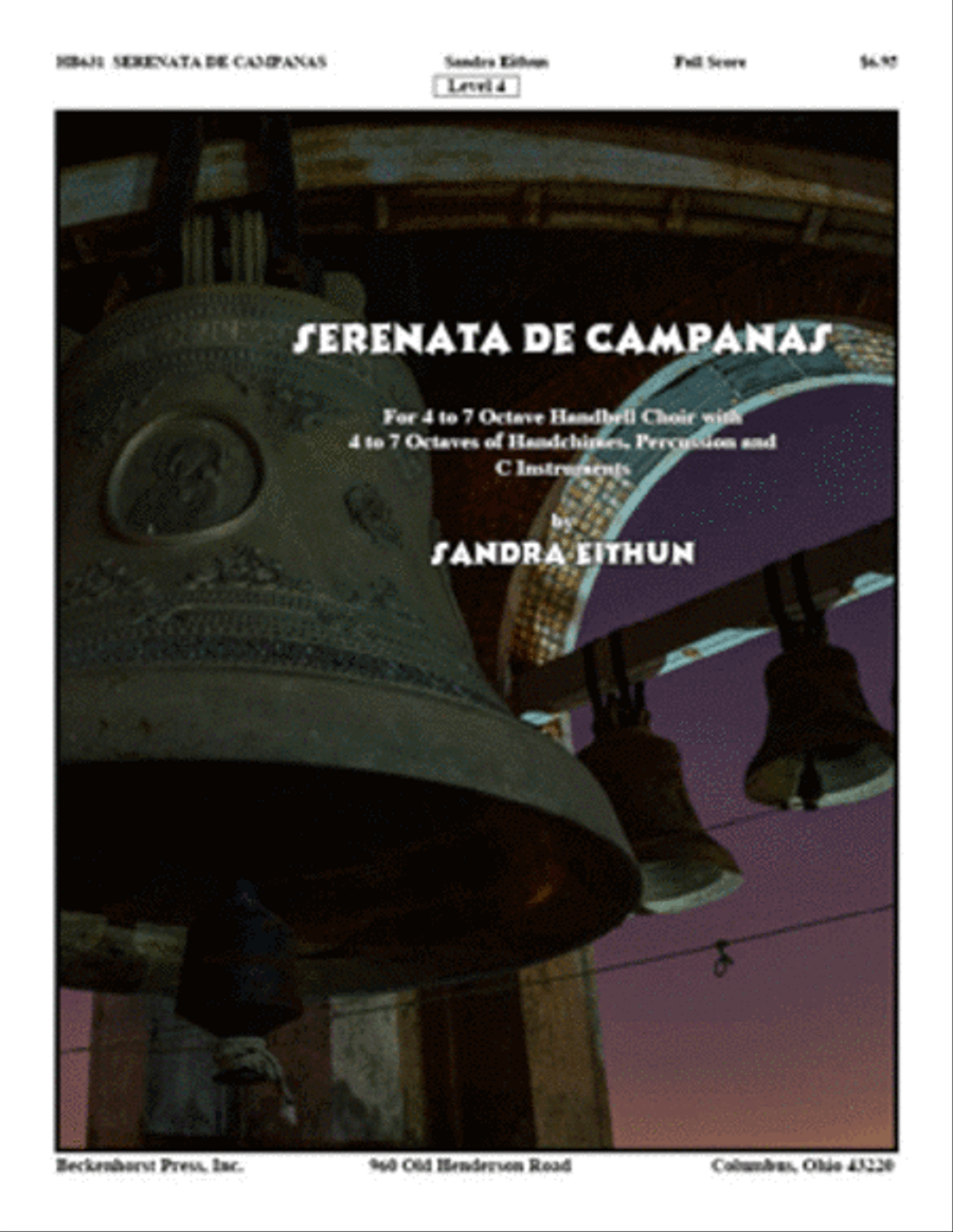 Serenata de Campanas - full score Handbell Choir scores gallery preview page 1