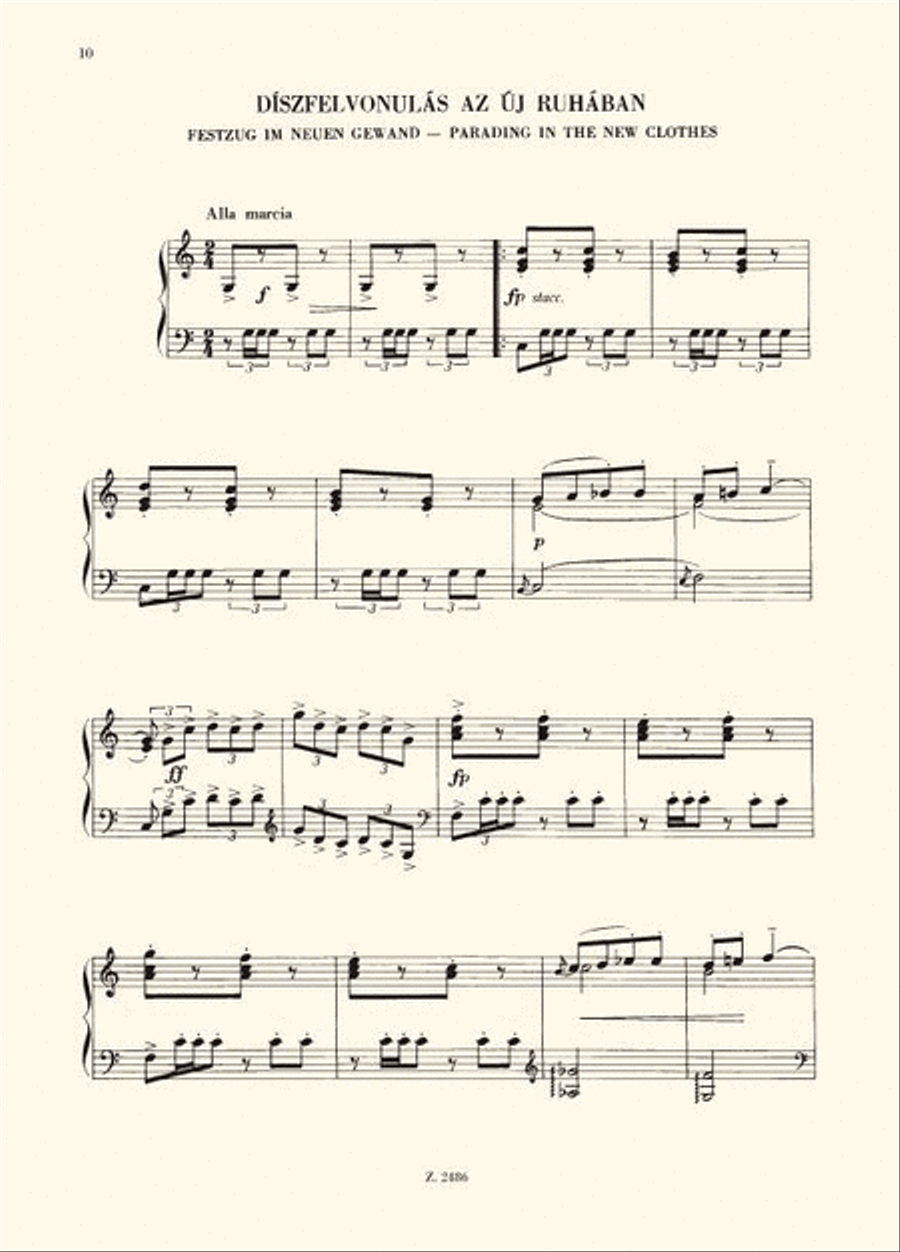 King Pomade's new clothes Piano Solo scores gallery preview page 2