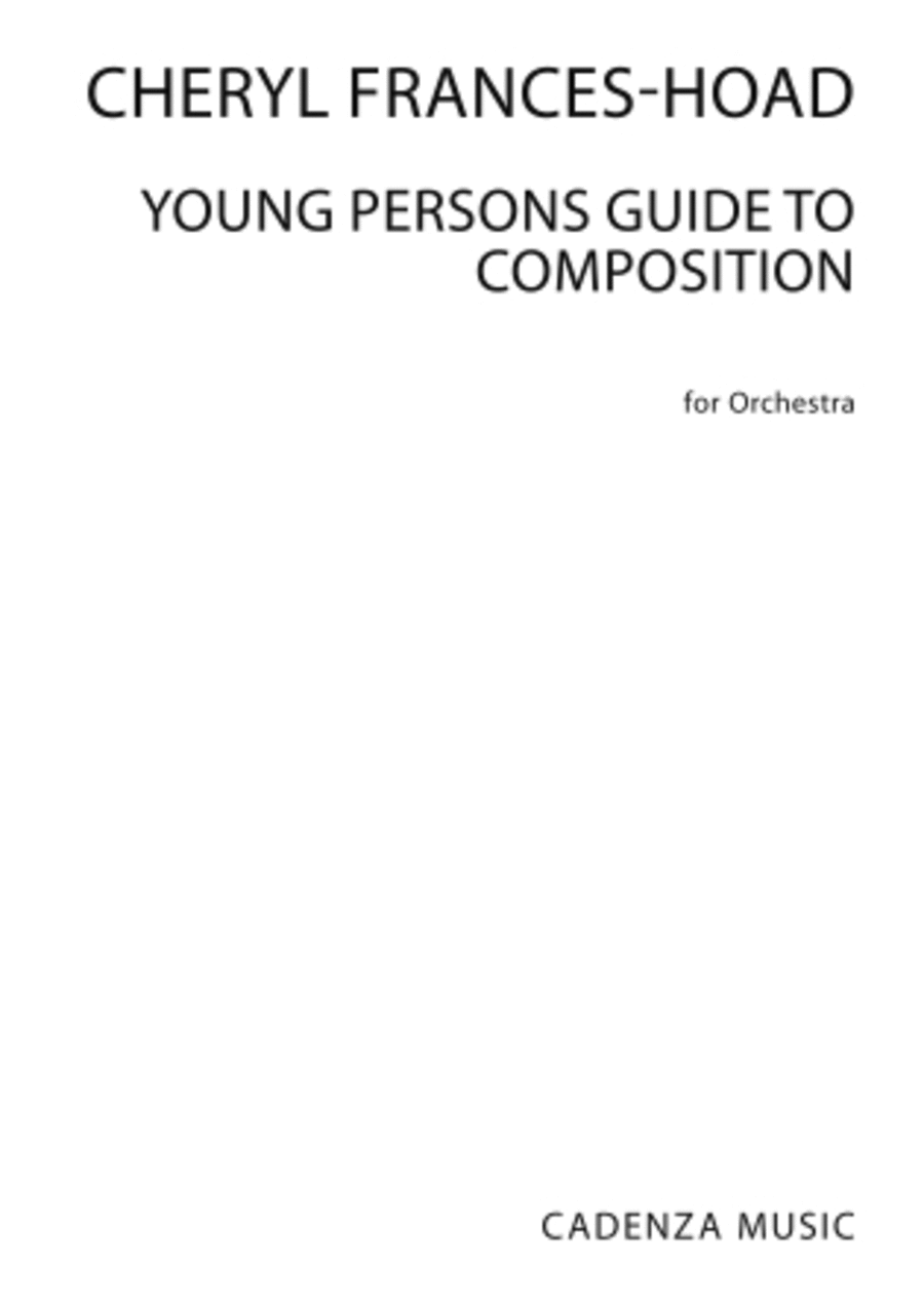 A Young Person's Guide To Composition Orchestra scores gallery preview page 1