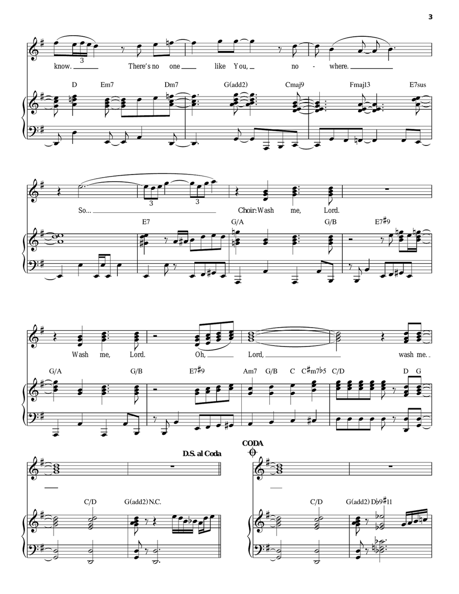 Wash Me Acoustic Guitar scores gallery preview page 3