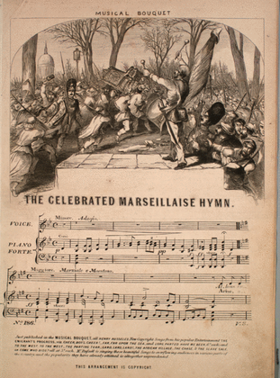 Book cover for The Celebrated Marseillaise Hymn