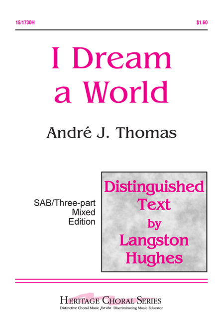 I Dream a World - SAB