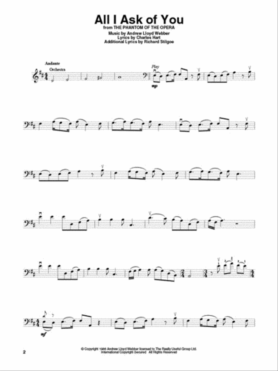 Wedding Favorites Wedding Favorites Cello scores gallery preview page 3