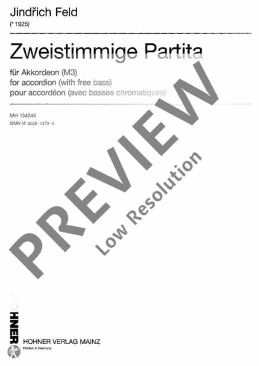 Two-Part Partita Two-Part Partita Accordion scores gallery preview page 2