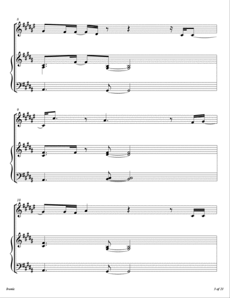 Ironic Horn scores gallery preview page 4