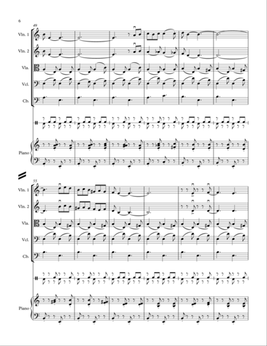 Tarantella for String Orchestra Full Orchestra scores gallery preview page 6