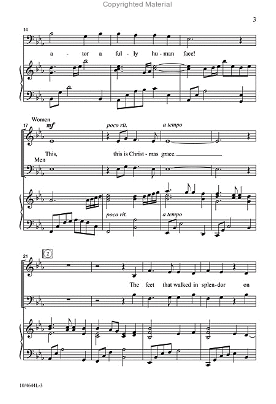 Christmas Grace Christmas Grace 3-Part scores gallery preview page 3