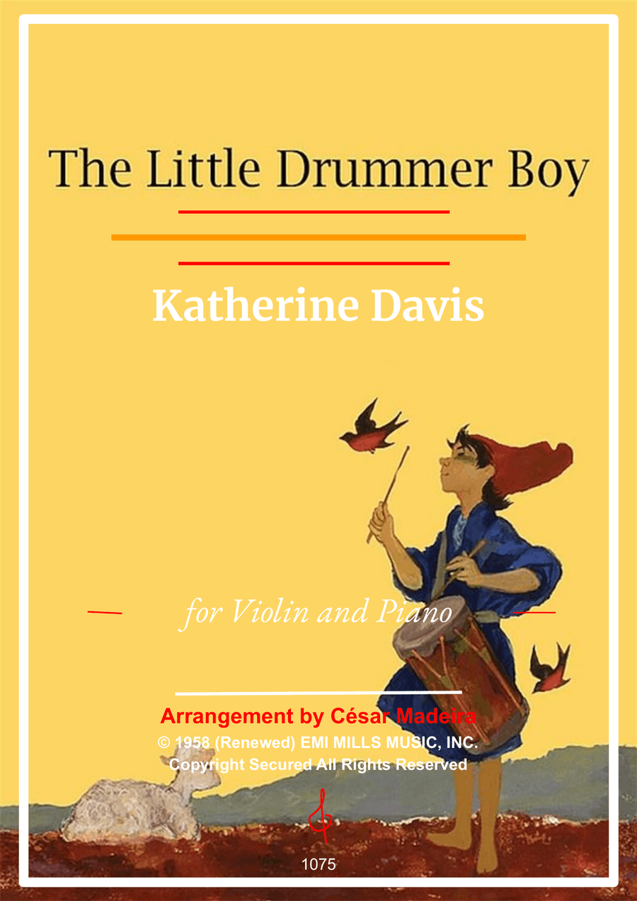 The Little Drummer Boy Violin Solo scores gallery preview page 1