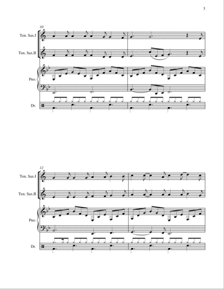 Hallelujah Woodwind Duet scores gallery preview page 6