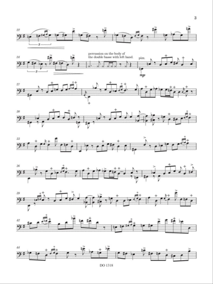 Yoji's Groove Double Bass scores gallery preview page 4