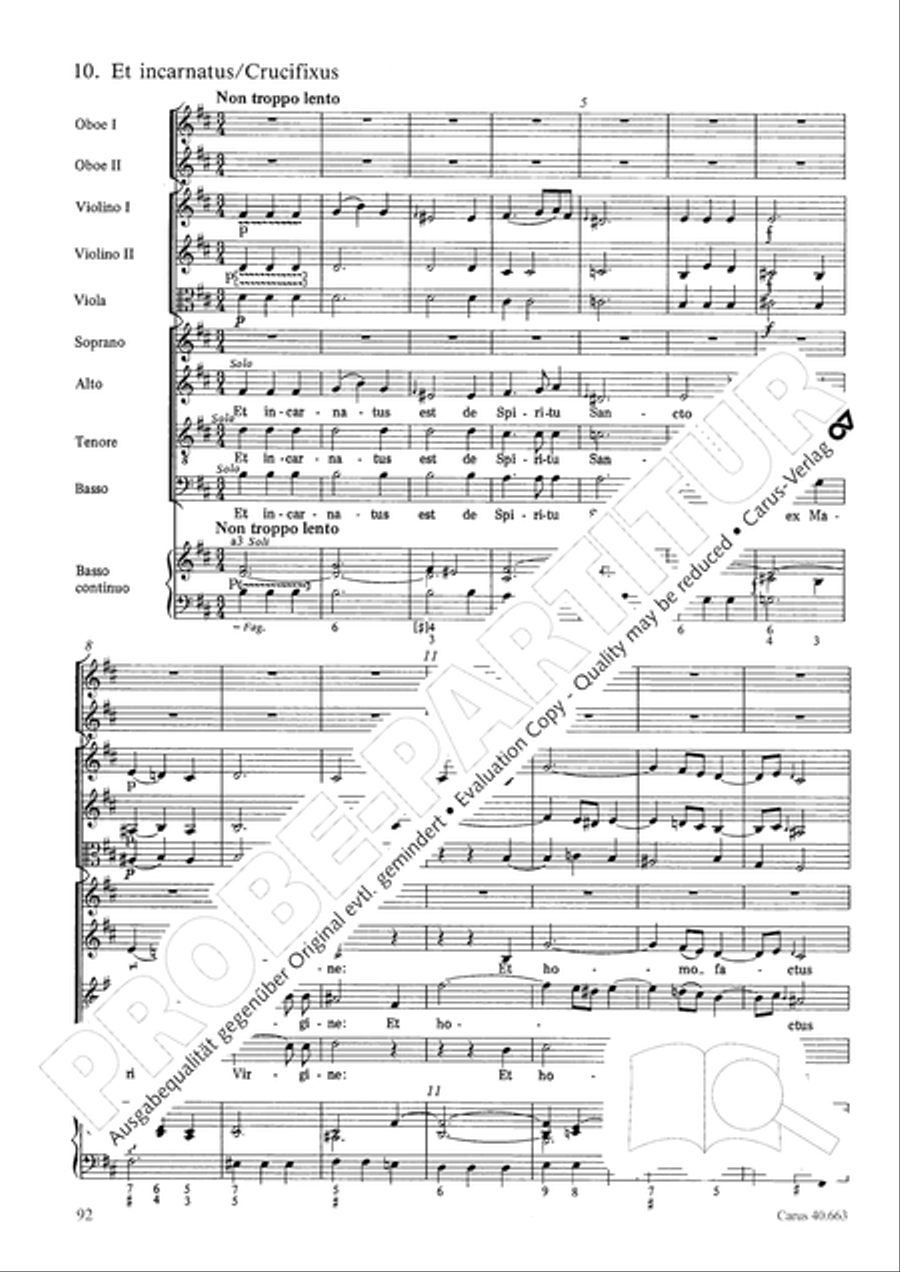 Mass in D minor (Missa in d) ATB scores gallery preview page 108