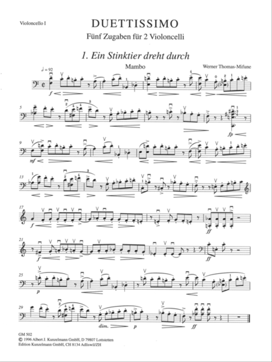 Duettissimo Set of Parts scores gallery preview page 2