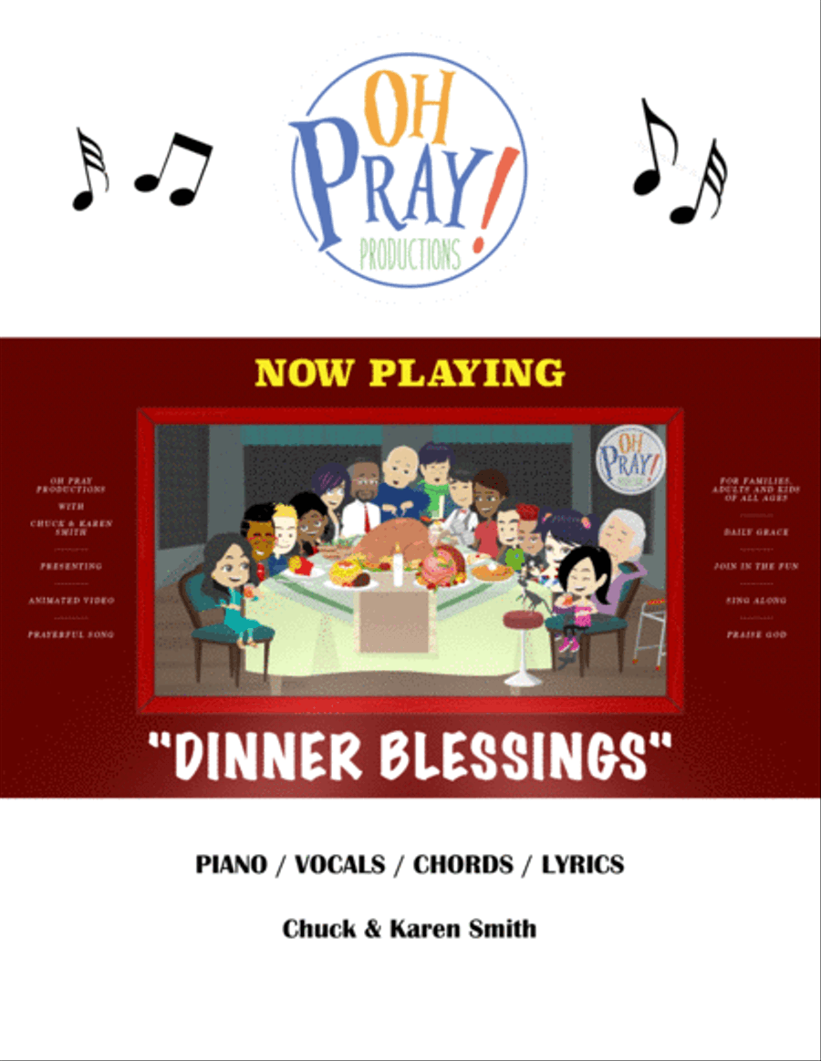 Dinner Blessings Voice scores gallery preview page 1