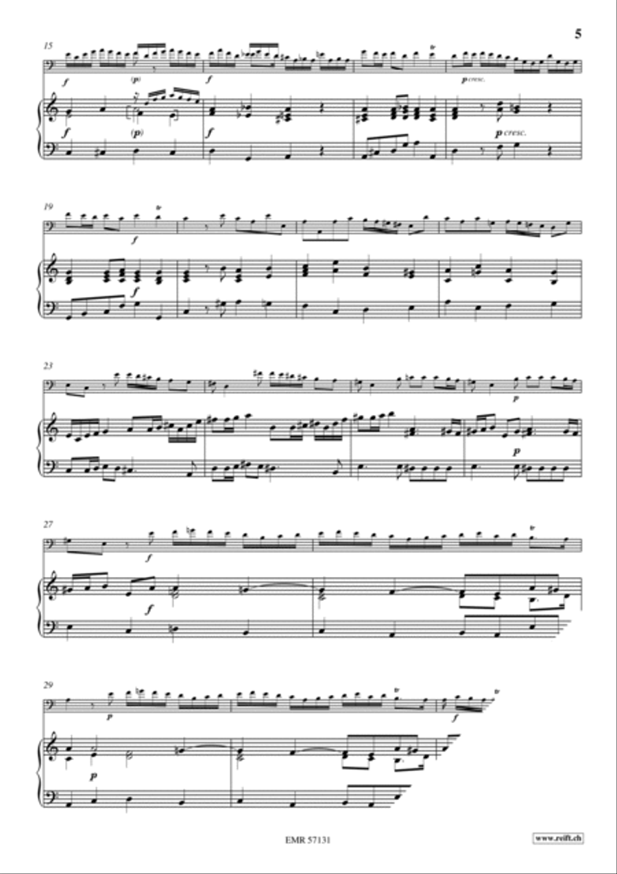 Sonata No. 3 Organ scores gallery preview page 6