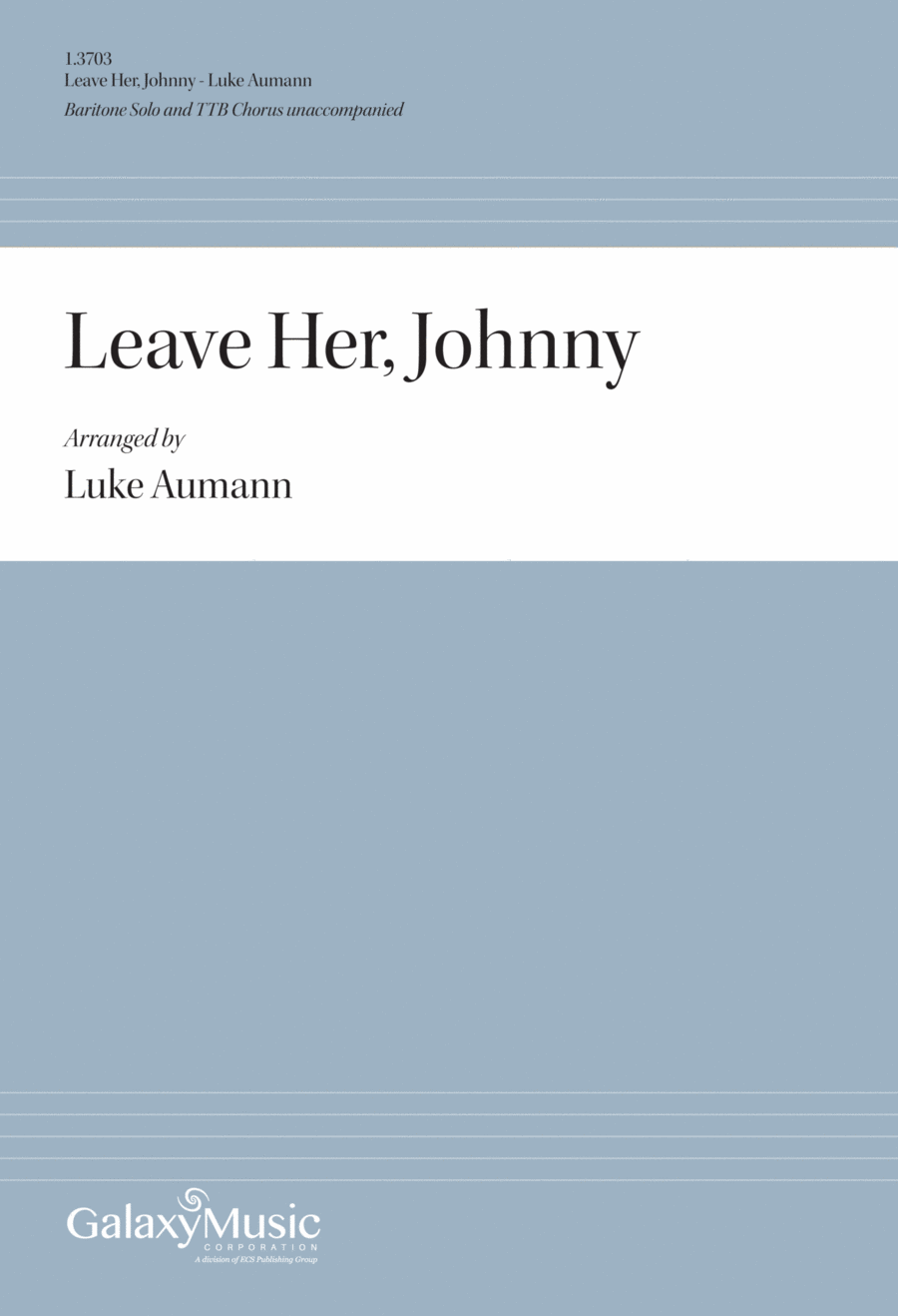 Leave Her, Johnny Leave Her, Johnny TTB scores gallery preview page 1