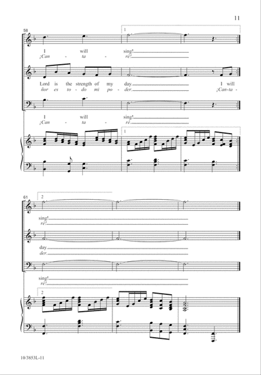 I Will Joyfully Sing 4-Part scores gallery preview page 12