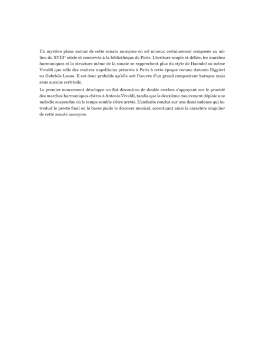 Sonata in Sol minore Double Bass scores gallery preview page 3