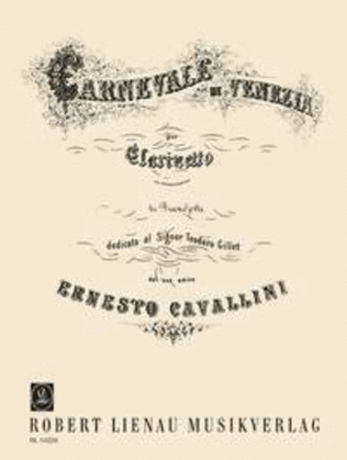 Carnival Of Venice E Flat Clarinet