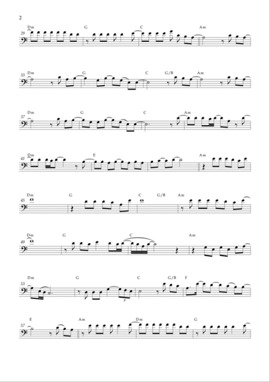 Flowers Double Bass scores gallery preview page 2