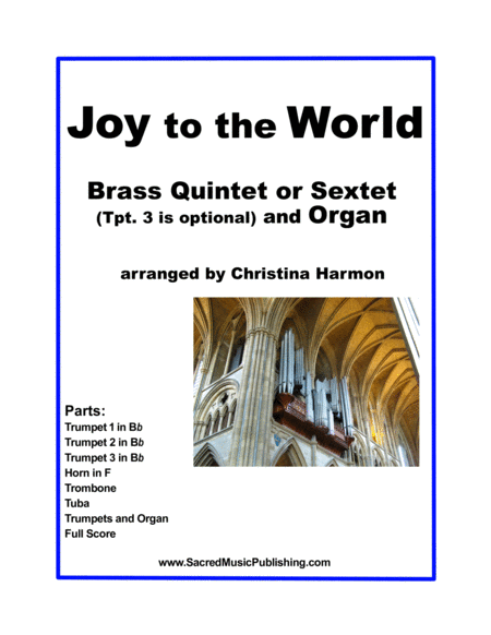 Joy to the World - Brass Quintet or Sextet and Organ image number null