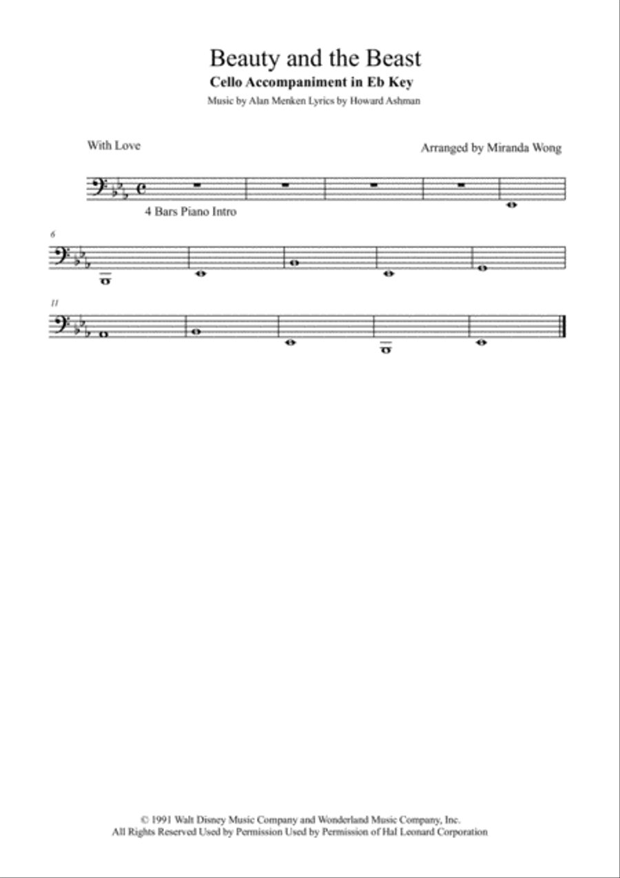 Beauty And The Beast Small Ensemble scores gallery preview page 2