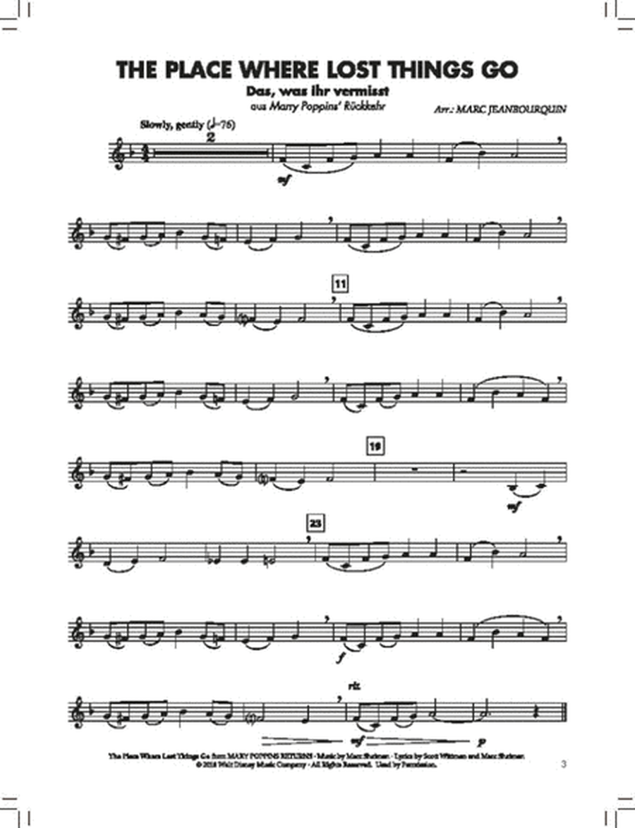 BläserKlasse Disney-Hits - Klarinette in B