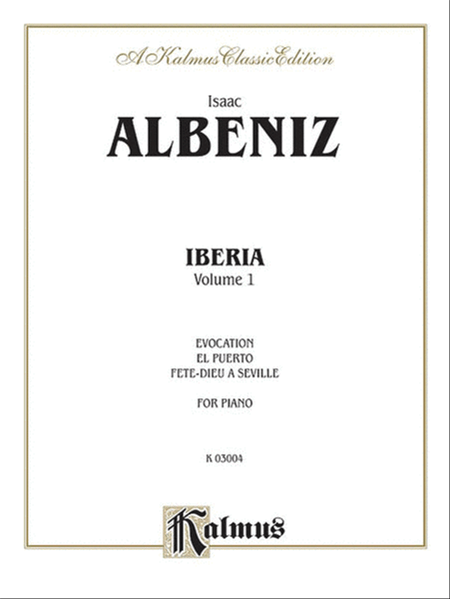 Iberia, Volume 1 Piano Solo scores gallery preview page 1