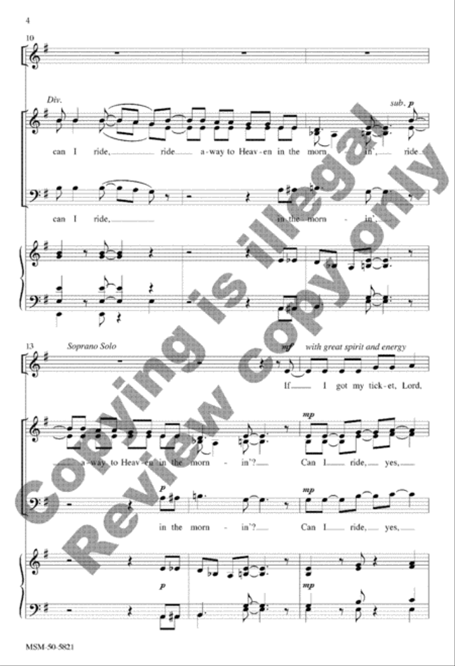 If I Got My Ticket If I Got My Ticket 3-Part scores gallery preview page 18