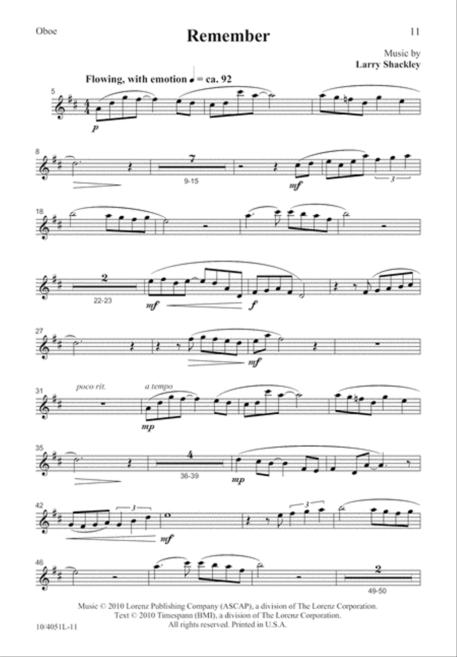Remember Remember 4-Part scores gallery preview page 12