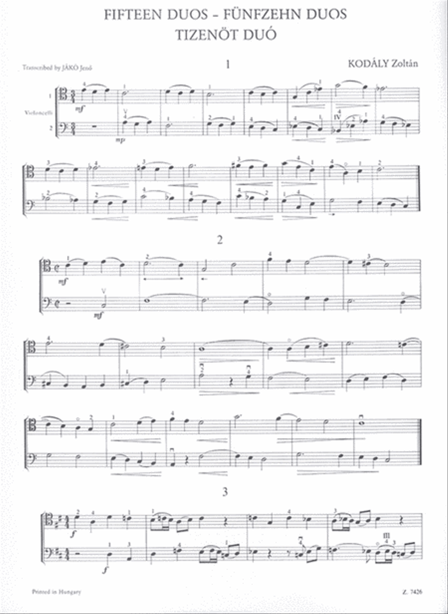 15 Duos String Duet scores gallery preview page 2