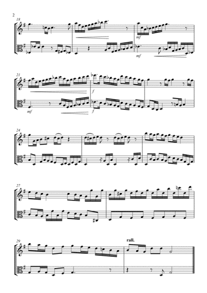 Brandenburg Concerto No. 3: Violin & Viola Duet image number null