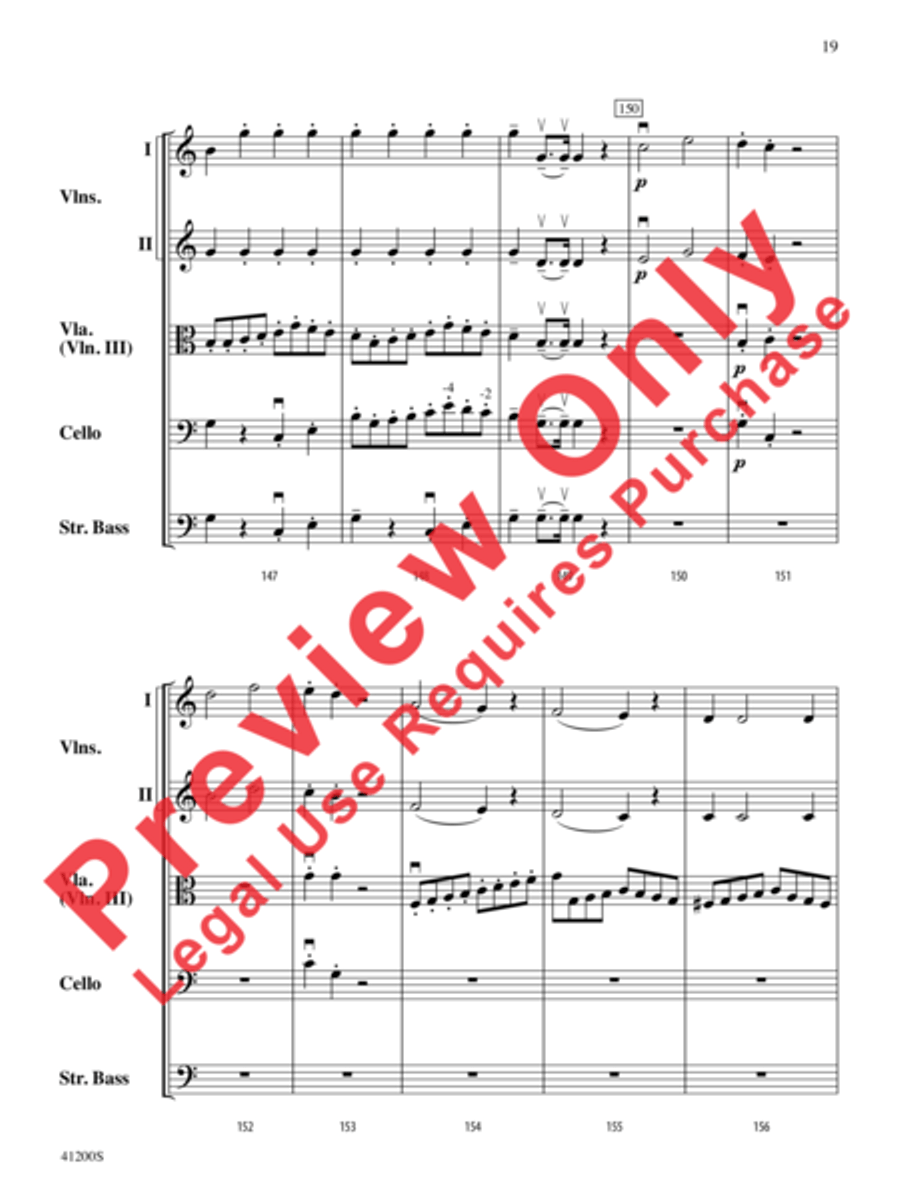 Allegro Molto String Orchestra scores gallery preview page 20