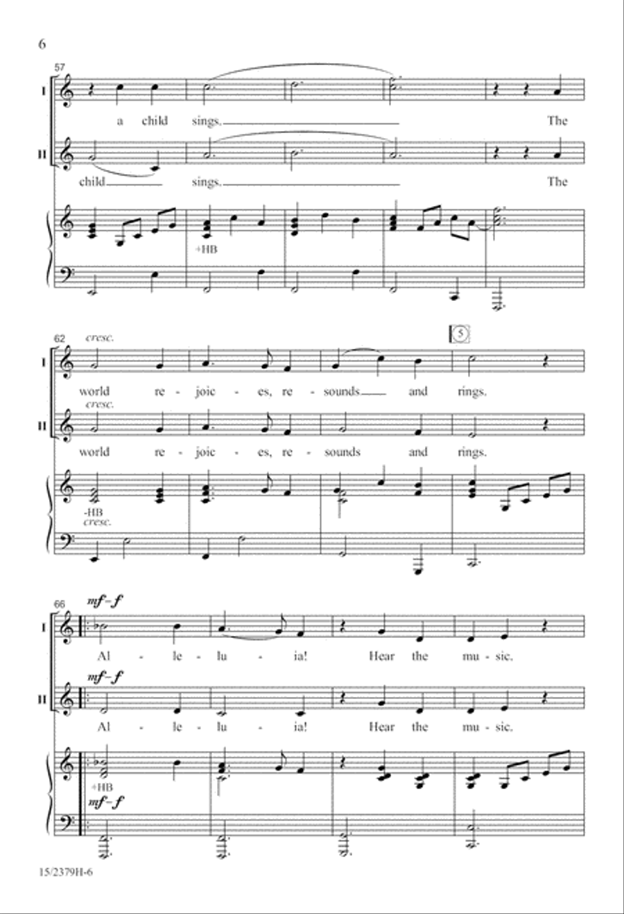 A Star Dances, an Angel Sings 2-Part scores gallery preview page 7