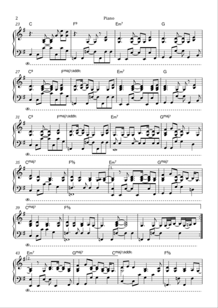 The Working Hour Piano Solo scores gallery preview page 2