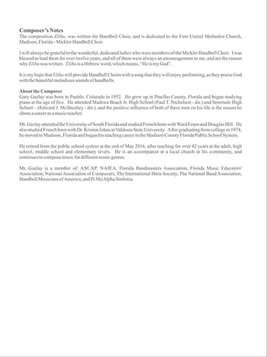 Elihu Handbell Choir scores gallery preview page 5